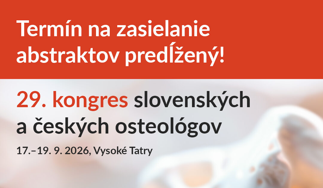 Termín na zasielanie abstraktov predĺžený do 15.7.2026